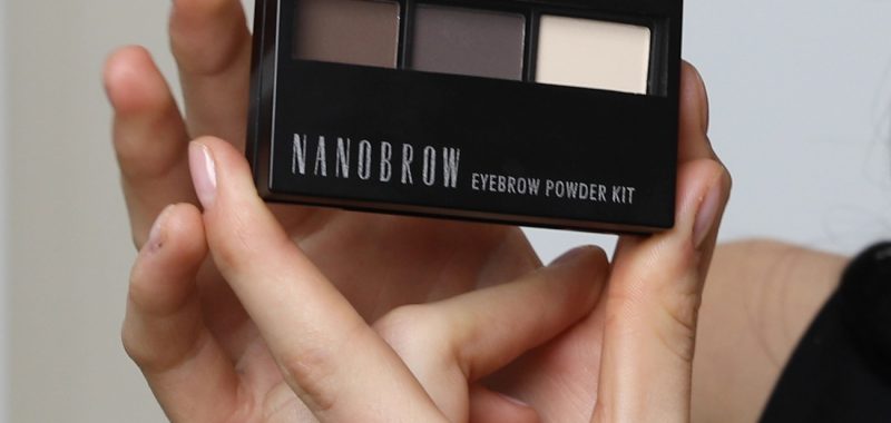 Nanobrow Eyebrow Powder Kit - Test der Augenbrauenschatten